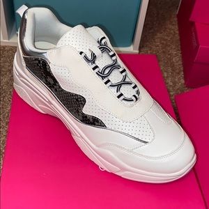White sneakers